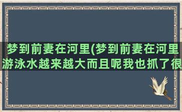 梦到前妻在河里(梦到前妻在河里游泳水越来越大而且呢我也抓了很多鱼)