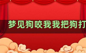 梦见狗咬我我把狗打死了